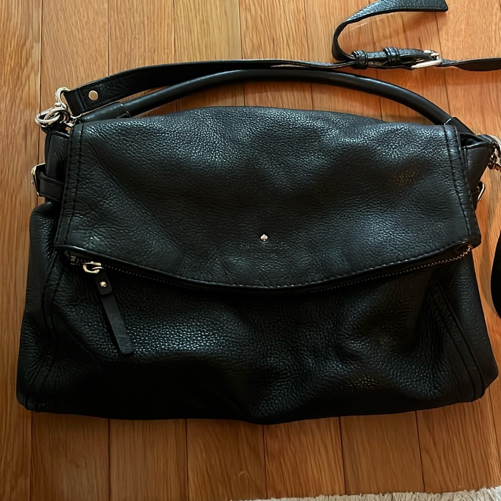 Kate Spade black leather purse